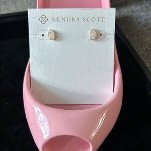 Kendra Scott Ivory Oval Stud Earrings